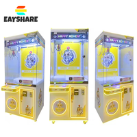 Jouet en peluche receveur griffe Machine avec Bill Acceptor jeu d'arcade prix poupée Grabber pièce poussoir griffe grue Machine à vendre