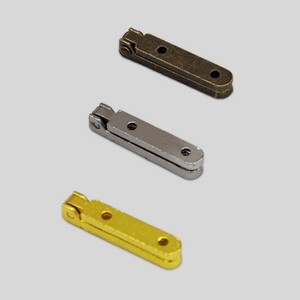 Bisagra para muebles, aleación de zinc, montaje en superficie, diseño minimalista duradero para cajas, estuches de cosméticos, embalaje de madera - Product Image 5