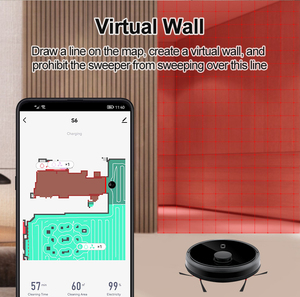 WiFi Remote Control <b>Vacuum</b> Cleaner Wet Dry Function Filter Home Hotel Use Automatic Battery Self-Cleaning <b>Robot</b> <b>Vacuum</b> Efficient - Product Image 4