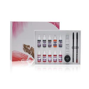 Goochie Permanent Makeup Pigment Set <strong>Tattoo</strong> Machine Pigment for Eyebrows Microblading Lips Color Filler Ink Kit - Product Image 1