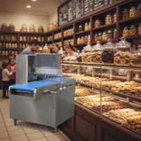 Machine à biscuits commerciale automatique multifonctionnelle, machine à fabriquer des biscuits, déposeuse de biscuits