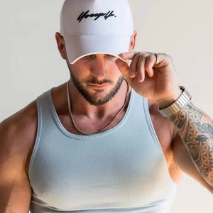 Chaleco Deportivo de Verano Personalizado, Tejido Transpirable, Cuello en V, Compresión, Sin Mangas, para Hombre - Product Image 3