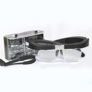 NO.11537DC Lupa de Tipo Gafas Recargable por USB con Luz LED, Lupa de Aumento 1.5X 2.5X 3.5X 5.0X para Reparaciones, Trabajo y Belleza - Product Image 3
