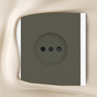 Enchufe de Pared WESA 16A, 1 Tomacorriente, Diseño Moderno y Lujoso, Enchufe Europeo