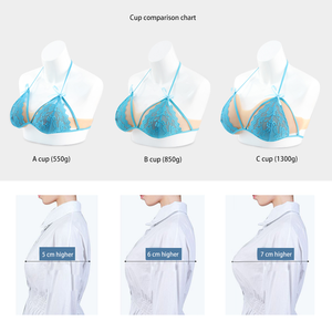 ONEFENG WPGFT görünmez derisiz için silikon meme formları küçük göğüs kadın yumuşak dokunmatik Crossdresser sahte meme rahat - Product Image 4