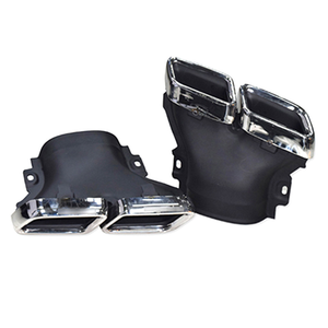 Puntas de escape cuádruples de acero inoxidable 304 para Mercedes Clase E W213, actualización estilo E63 AMG, tubo de escape para E200 E300 - Product Image 2