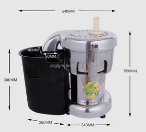 小型業務用自動高生産性ステンレス鋼220Vエンジンフルーツ＆野菜ジューサー抽出機 - Product Image 2