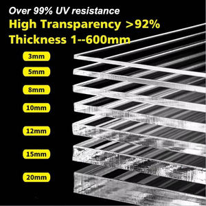 Lastre in Acrilico Trasparente JERY, Prezzo di Fabbrica, 1-60mm, 4*8 4*6ft, Alta Trasparenza, per Taglio Laser CNC - Product Image 2