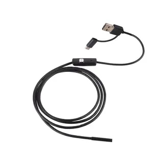 Caméra endoscope 3 In1 de 5.5mm de diamètre Caméra endoscope portable Usb Type C 5.5