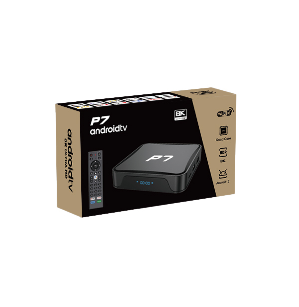 Android HD TV Box External Version P7  2GB+16GB/ 4GB+32GB  64 bit 4K HDR 2.4GHz+5GHz+BT5.4  Android HD TV Box