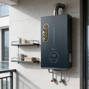 <span class=keywords><strong>Calentador</strong></span> de Agua a <span class=keywords><strong>Gas</strong></span> Eléctrico Silencioso y Cómodo de 24kW, Montado en la Pared, con Intercambiador de Calor de Cobre, <span class=keywords><strong>sin</strong></span> Tanque, con Temperatura Constante, para GLP/Propano - Product Image 6