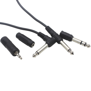 อะแดปเตอร์<span class=keywords><strong>เพลง</strong></span>เบสเปียโน6.5/3.5mm, สายเชื่อมต่อสัญญาณเสียงสเตอริโอสายเครื่องดนตรีเสียงต่ำสายกีตาร์ไฟฟ้า - Product Image 2