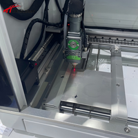 Nouvelle machine de découpe laser CNC à fibre à refroidissement par eau haute précision 300x300mm pour tôles métalliques, compatible AI/DST/LAS, pour usage domestique
