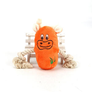 Durable Squeaky Puppy Teeth Cleaning Pet Chew Toys Rope Knotted <b>Plush</b> Mouse & Animal Rabbit Squeak Toys for <b>Cat</b> Dogs - Product Image 6