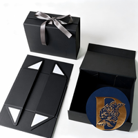 Boîte cadeau pliable avec ruban et nœud papillon, boîte à bonbons de mariage, emballage souvenir, boîte en papier spécial, fabricant de boîtes pour vêtements