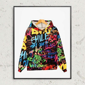 Sweat-shirt à capuche tendance, lavé, hiver, coupe ample, tissé, extra large, impression de logo personnalisé, couleur unie, unisexe, pour hommes et femmes - Product Image 2