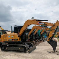 Excavatrice Sany75C d'occasion de bonne qualité, Sany Sy75c Pro, excavatrice sur chenilles hydraulique Sany75