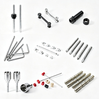 Pièces détachées personnalisées pour pédale de grosse caisse usinées CNC, compatibles avec les accessoires de batterie TAMA Iron Cobra en acier inoxydable, aluminium, laiton et fer
