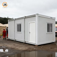 Maison conteneur pliable en acier de luxe moderne, préfabriquée en kit, mobile, à ossature légère en acier, pour bureau, atelier, entrepôt, certifiée CE