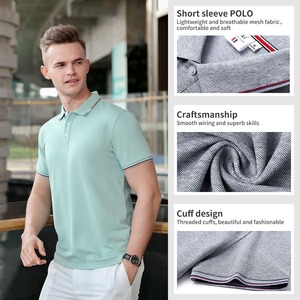 Nouveaux polos pour hommes <span class=keywords><strong>de</strong></span> style tendance, sur mesure, 100% coton, polos pour hommes - Product Image 5