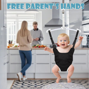 Portable Baby Jumper Indoor Outdoor <b>Exercise</b> Saddle Seat Doorway Baby Jumper Bouncer and <b>Walker</b> Adjustable for Infant Toddler - Product Image 4