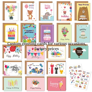 <span class=keywords><strong>Carte</strong></span> de remerciement universelle <span class=keywords><strong>personnalisée</strong></span> avec enveloppe <span class=keywords><strong>carte</strong></span> de voeux coffret personnalisé bon prix <span class=keywords><strong>carte</strong></span> de voeux de joyeux anniversaire - Product Image 2