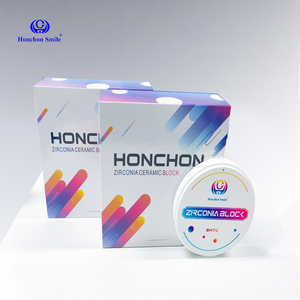 Blok Zirkonia 98mm untuk Laboratorium Gigi, <span class=keywords><strong>Blank</strong></span> Zirkonia SHTC Preshade yang Dapat Disesuaikan - Product Image 2