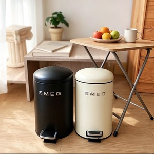 Cesto de Basura de Plástico de 12L de Diseño de Lujo, Estilo Retro, con Pedal, para Hogar y Oficina, en Varios Colores Vibrantes - Product Image 5