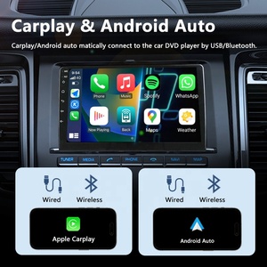 Écran tactile universel 9 pouces IPS Android, autoradio FM 2 Din, lecteur multimédia, CarPlay sans fil, GPS automatique, <span class=keywords><strong>DSP</strong></span>, 64 Go, RGB - Product Image 6