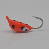 Leurre de pêche sur glace en tungstène, jig en métal dur haute densité, appât personnalisé avec logo, équipement de pêche hivernal pour brochet, perche, brochet-loup