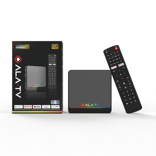 ELEBAO ALATV X3 Pro Stalker M3U Xtream M3u Amlogic S905X4 TV Box 4GB DDR3 64GB 2.4/5.8Ghz Wifi BT5.0 Android TV Box