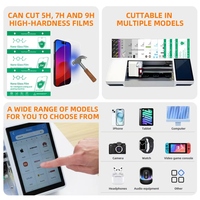 Máquina Cortadora de Película Protectora de Pantalla para Teléfonos Móviles, Totalmente Automática, Personalizada OEM, para Películas PET, Hidrogel y Adhesivas, 5H, 7H, 9H
