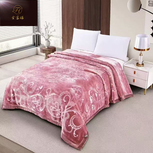Tùy Chỉnh Kích Thước Mùa Đông Rachel Chăn Ném Mềm Mại Ấm Áp Hoa In 100% Polyester Dệt Kim Chăn Cho Giường Sử Dụng Cảm hứng - Product Image 1