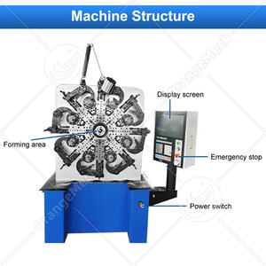 Machine automatique à 4 axes pour la fabrication de ressorts de compression sans fil ORME, avec clip de compression, formage de broches et bobinage – Prix - Product Image 2