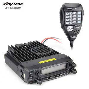 Anytone rádio móvel AT-5888UV, rádio móvel de alta potência montado no veículo comunicação de longo alcance
