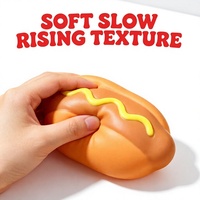 Jouet Squishy Simulation Hot Dog à Remontée Lente, Anti-Stress, Boîte Mystère Surprise, Cadeau pour 14 ans et plus, Unisexe