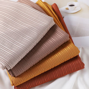 Jersey côtelé Hijab musulman plaine écharpe crêpe Hijab écharpe doux islamique châles enveloppes <span class=keywords><strong>bandeau</strong></span> Voile Femme Musulman - Product Image 1