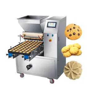 Máquina para hacer galletas Galletas automáticas y línea de producción Galleta de grano con embalaje