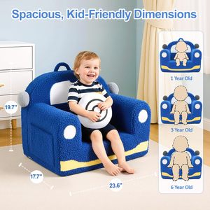 Sofá Infantil de Lujo Moderno y Compacto, <span class=keywords><strong>Silla</strong></span> Tipo Puff <span class=keywords><strong>para</strong></span> Niños y Bebés, <span class=keywords><strong>para</strong></span> el Hogar, Dormitorio, Sala de Estar, Muebles <span class=keywords><strong>para</strong></span> Niños Pequeños - Product Image 5