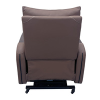 Juego de Sofás de Cuero Sintético Eléctrico - Sofá Reclinable Convertible Moderno para Hospital y Sala de Estar
