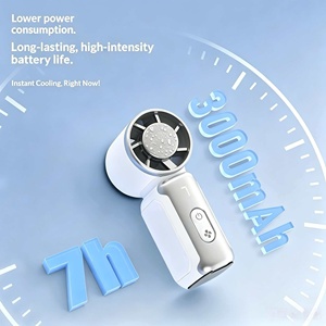Ventiladores de bolsillo portátiles mini turbo de alta potencia con gran fuerza de viento, ventiladores eléctricos de refrigeración, paquetes de hielo transfronterizos. - Product Image 6