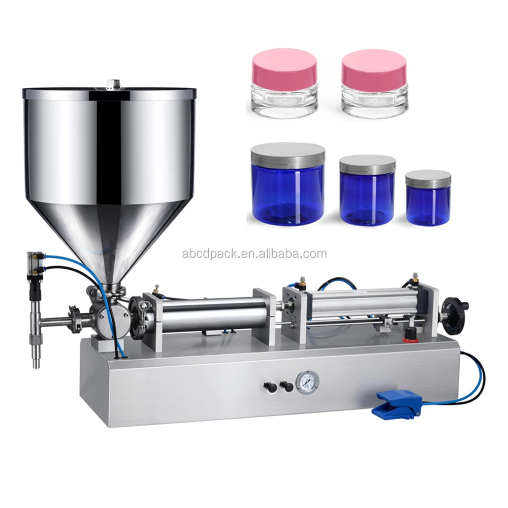 Небольшая Ручная фасовочная машина для эмульсионного полуавтоматического наполнителя для крема