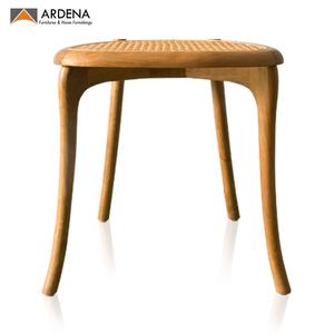 Respaldo alto de cuero Durable Ocio Silla de sala de estar Muebles de madera de estilo antiguo para dormitorio Sala de estar Hotel o Villa Uso - Product Image 6