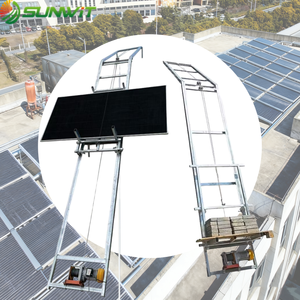 Plateforme élévatrice 15m 20m pour panneaux solaires, échelles, béton, inclinée, grue de chantier, élévateur de toiture - Product Image 1