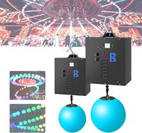 Projecteur LED cinétique RVB à changement de couleur DMX512 pour scène, effet de suspension, lampes matricielles pour DJ, discothèque et fête