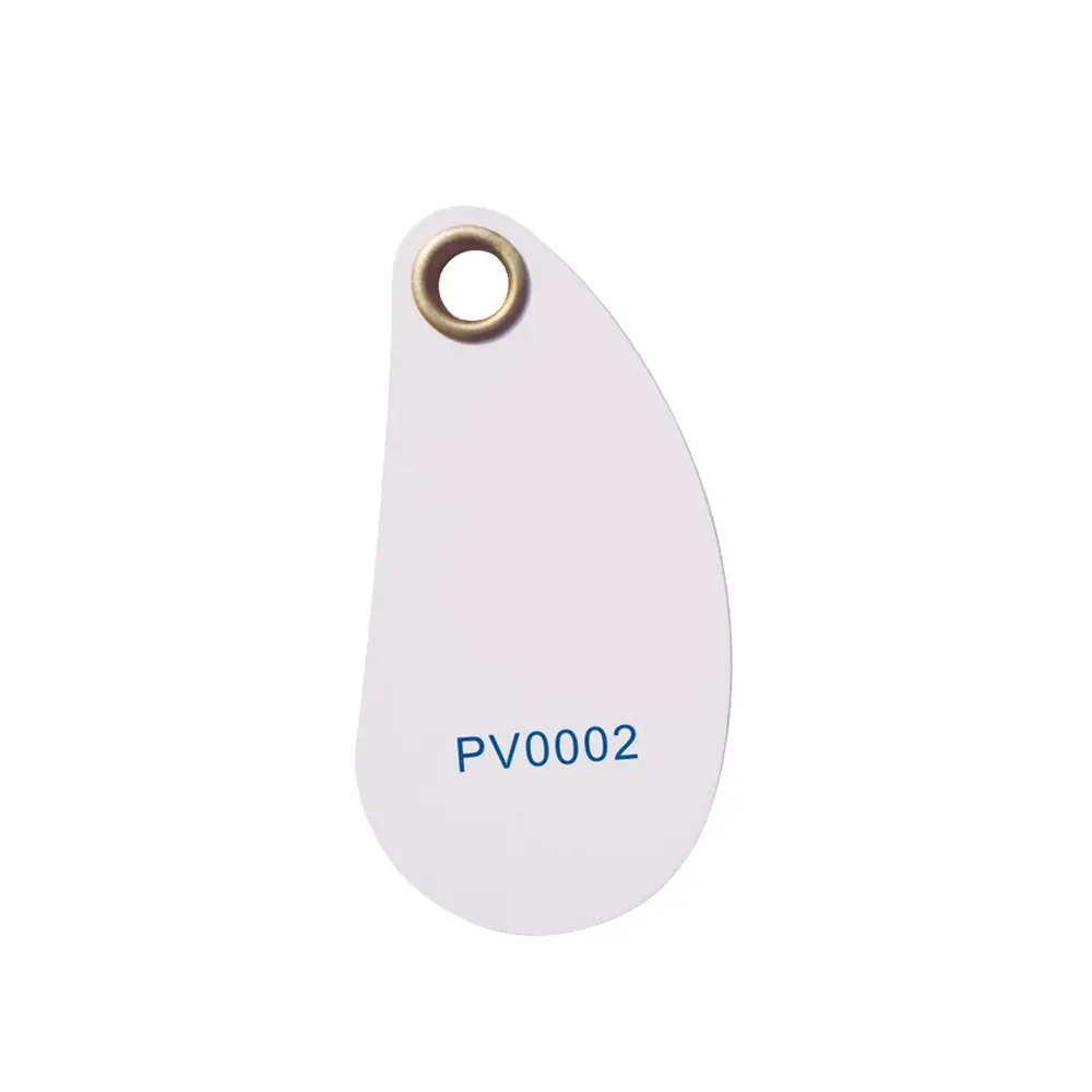 125khz PVC Plastic EM RFID pvc smart keychain RFID key fob