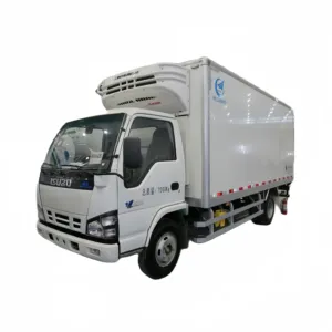 cheap price Isuzu 10T Freezer truck refrigeration mini cars 4*2 wheel drive euro 4 cargo truck hot sale