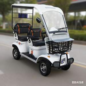 Voiturette de golf électrique à quatre roues, chariot de golf, certifiée EEC, nouveau véhicule de loisirs pour les promenades décontractées - Product Image 5