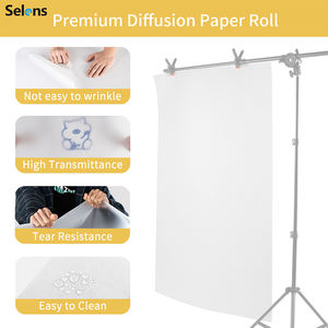 Selens-Lámina de filtro de gel <span class=keywords><strong>para</strong></span> iluminación de difusión, 1,2x18m, 47x708 pulgadas, rollo de papel difusor blanco <span class=keywords><strong>para</strong></span> fotografía de retrato de <span class=keywords><strong>estudio</strong></span> - Product Image 5
