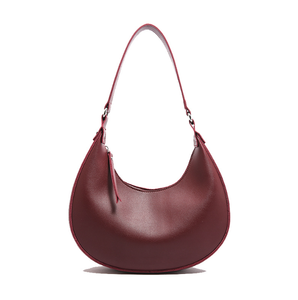 Bolso de hombro de PU de alta gama con diseño en forma de media luna para mujer, moderno y elegante con colores contrastantes. - Product Image 2